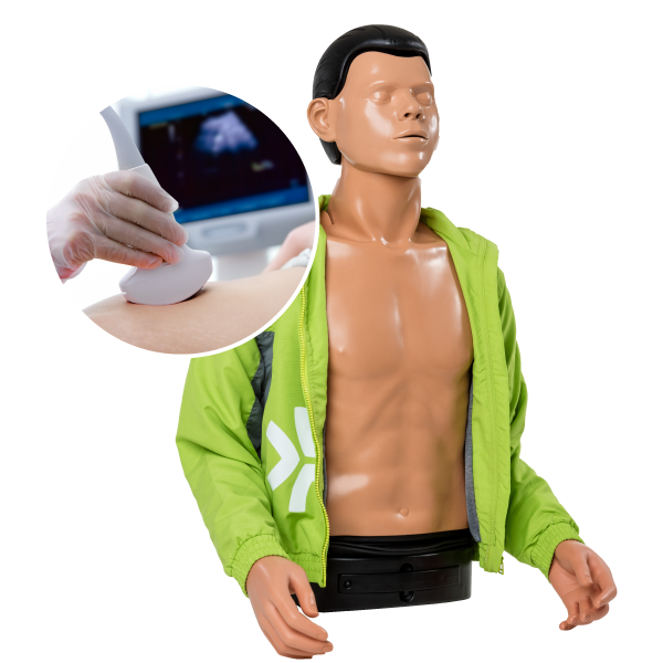Фантом-система дыхания, наружного массажа сердца и интубации Ambu Man Ultrasound AIR Man W