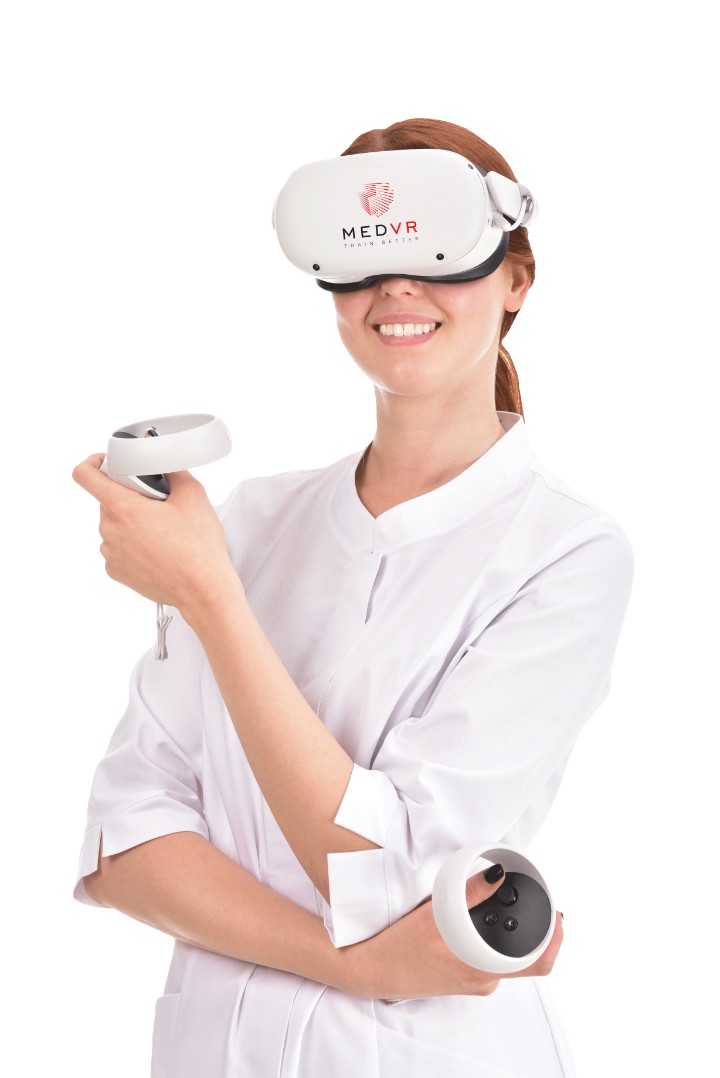 Мобильная версия XR-ClinicMobile, работающая на базе VR-шлема, высокореалистичного симулятора медицинской клиники (X-Class 5)