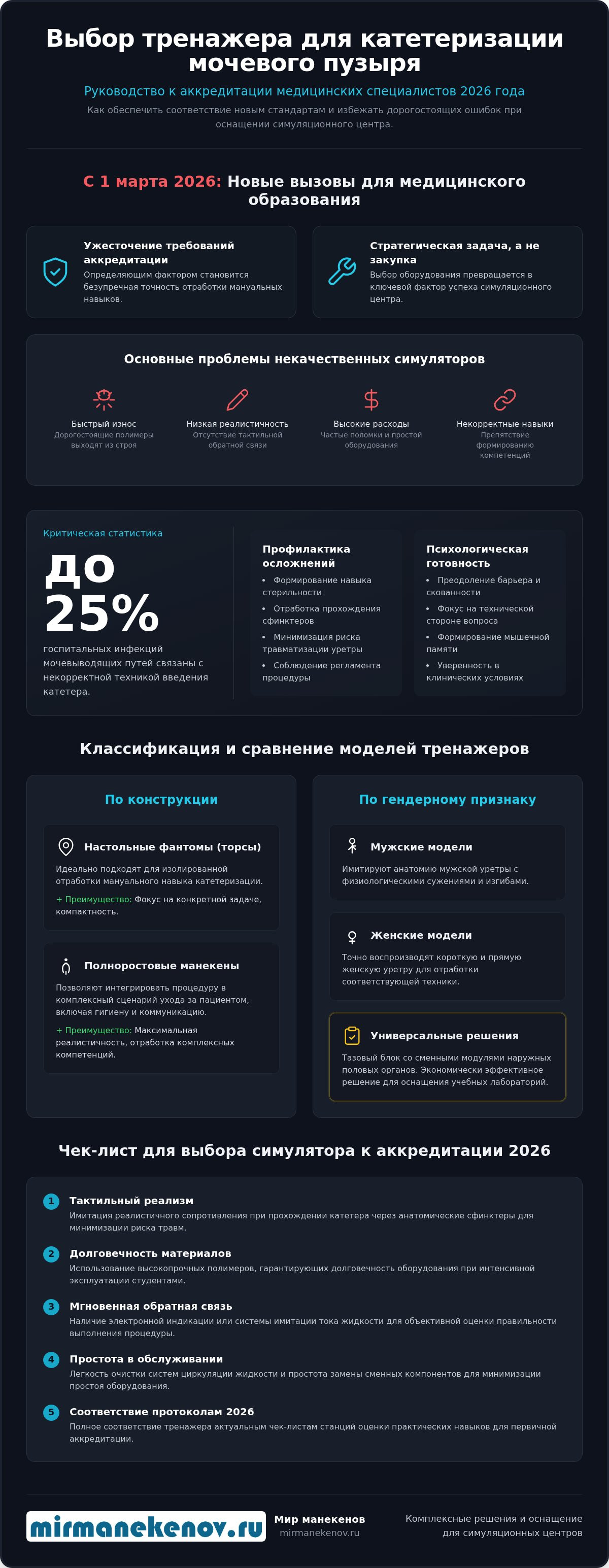 Тренажер для катетеризации мочевого пузыря: сравнительный обзор и критерии выбора в 2026 году